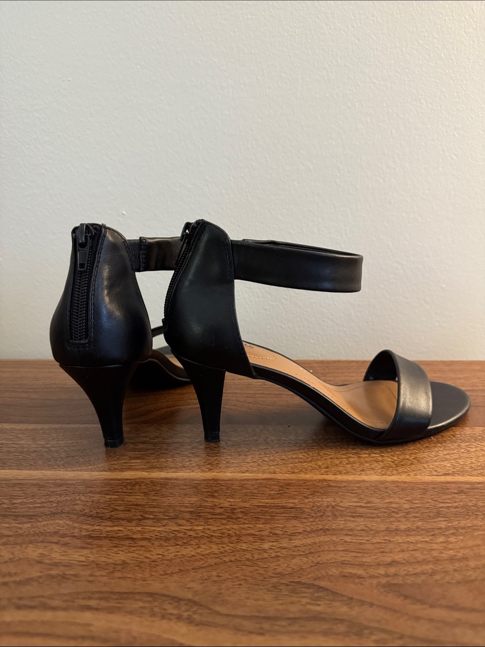 Style & Co. Black Ankle-Strap Heeled Sandals - Picture 3 of 3